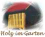 Holz im Garten